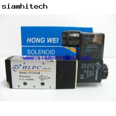 โซลินอยด์วาล์ว HLPC 4V210-08 DC24V/220VAC 5/2 1/4 สินค้าใหม่สั่งได้ GGI