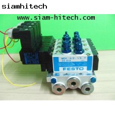 โซลินอยด์วาล์ว FESTO MEH-5/2-1/8-P 24VDC 1.5W มือสองสภาพสวยมากมีจำนวน HLII